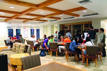 dorm residents in community area